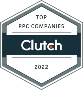 Top PPC company in kenya badge by Clutch