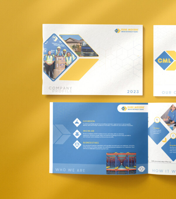 Company profile Design and Print in Kenya for Cube Movers