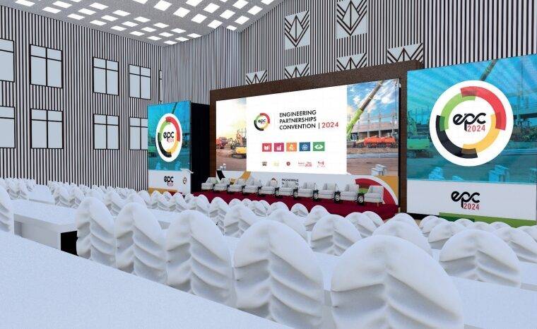 3D Stage Design & Setup for the Engineering Partnerships Convention 2024